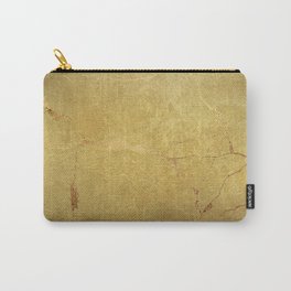 Gold tones faux marble background Carry-All Pouch