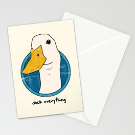 duck everything Stationery Cards
