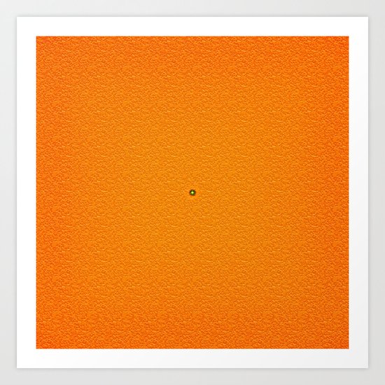 Juicy Orange Art Print