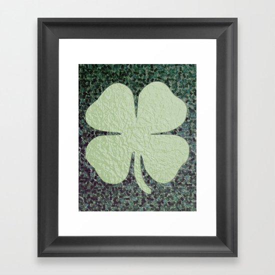 Lucky Clover Framed Art Print