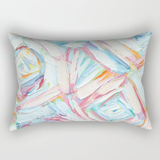 Coastal Umbrellas Rectangular Pillow