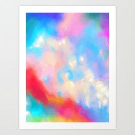 Peace in Paradise abstract Art Print