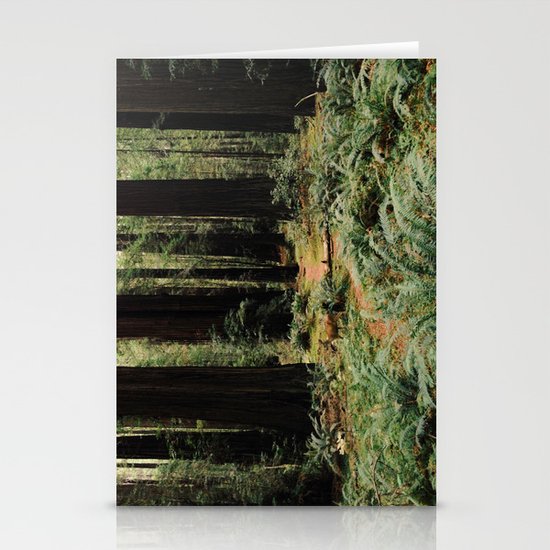 Deer in Redwood Forest Stationery Cards