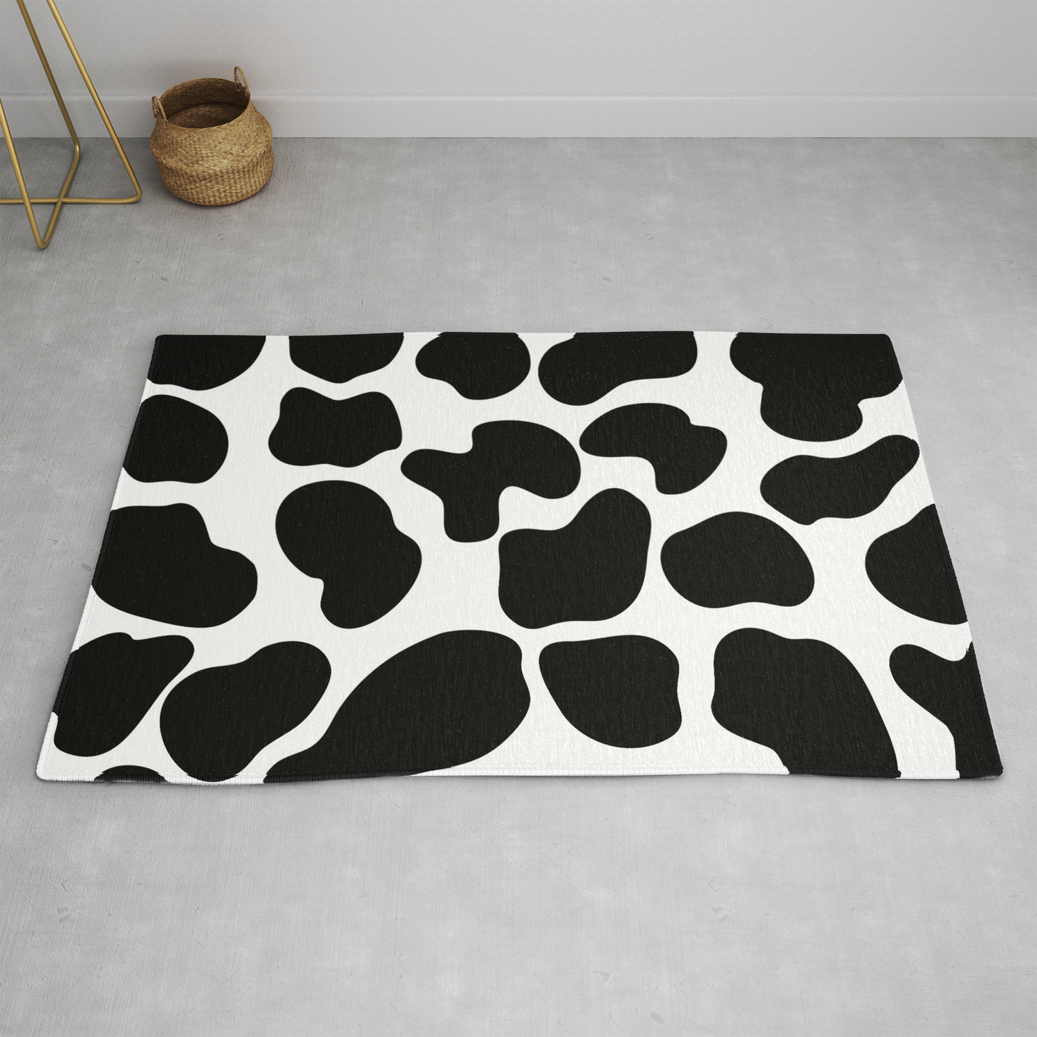 Cow Print Rug By Christyne Society6