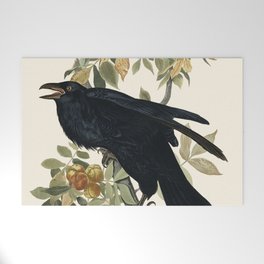 Audubon plate - Raven (Corvux corax) Welcome Mat