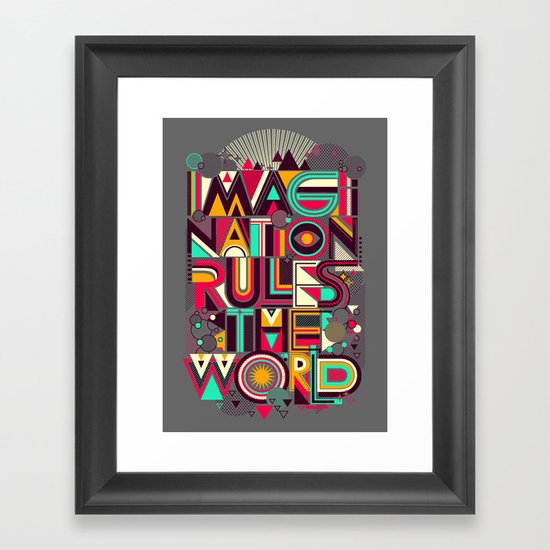 IMAGINATION Framed Art Print