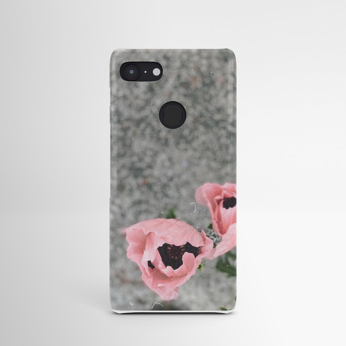 pink poppies Android Case