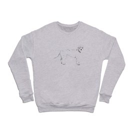 Labradoodle/Goldendoodle Ink Drawing Crewneck Sweatshirt