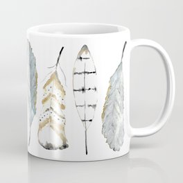 Watercolor Feathers Coffee Mug
