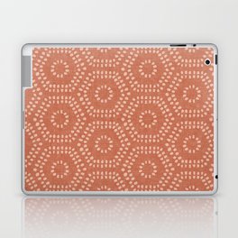 boho hexagon - terracotta Laptop Skin