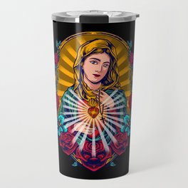 Our Lady Of Guadalupe Illustration Travel Mug