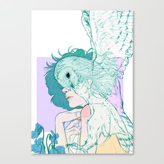 Harwood // Barn Owl Canvas Print