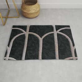 Art deco arches VI Area & Throw Rug