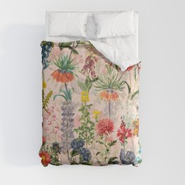 Vintage & Shabby Chic -  Spring Botancial Flower Garden Art Print Comforter