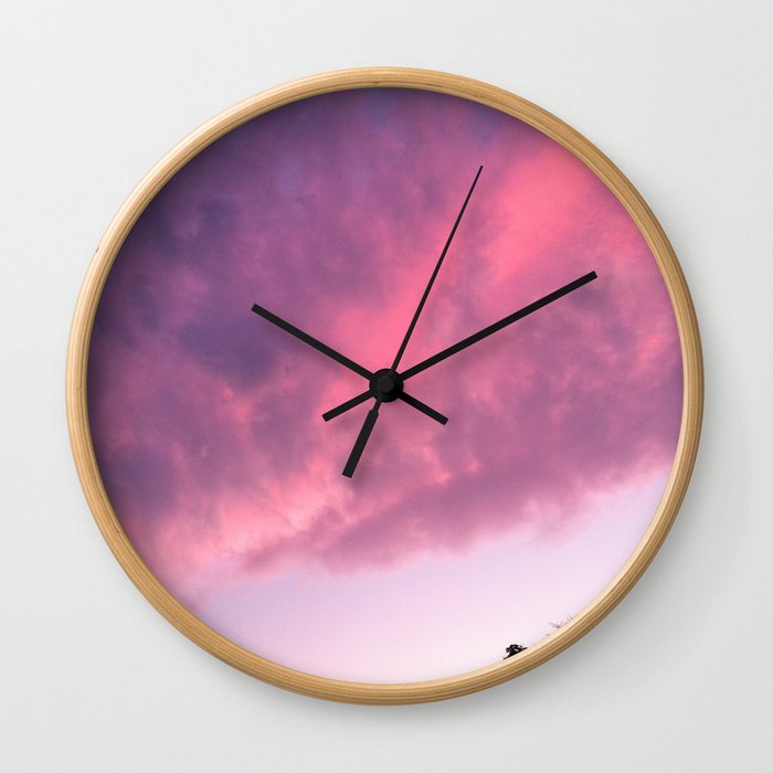 Color Bomb Sunset Wall Clock