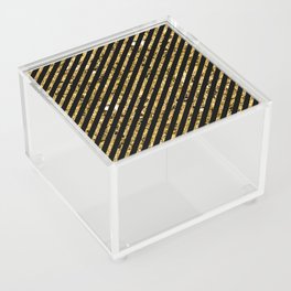 Black and golden lines Acrylic Box