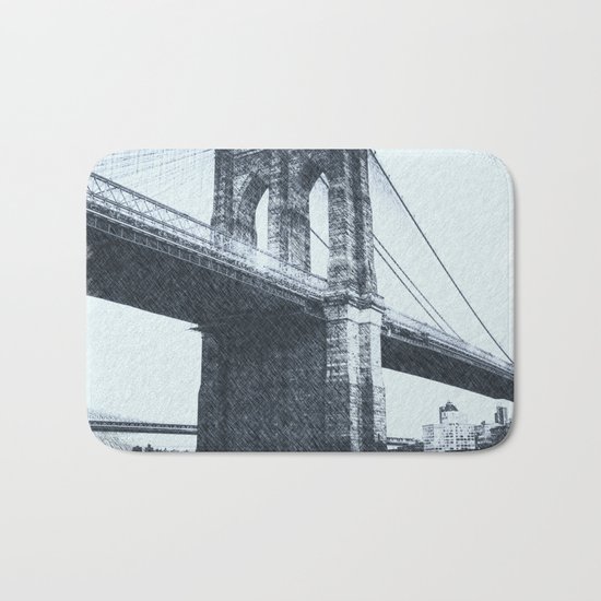 Brooklyn bridge Bath Mat