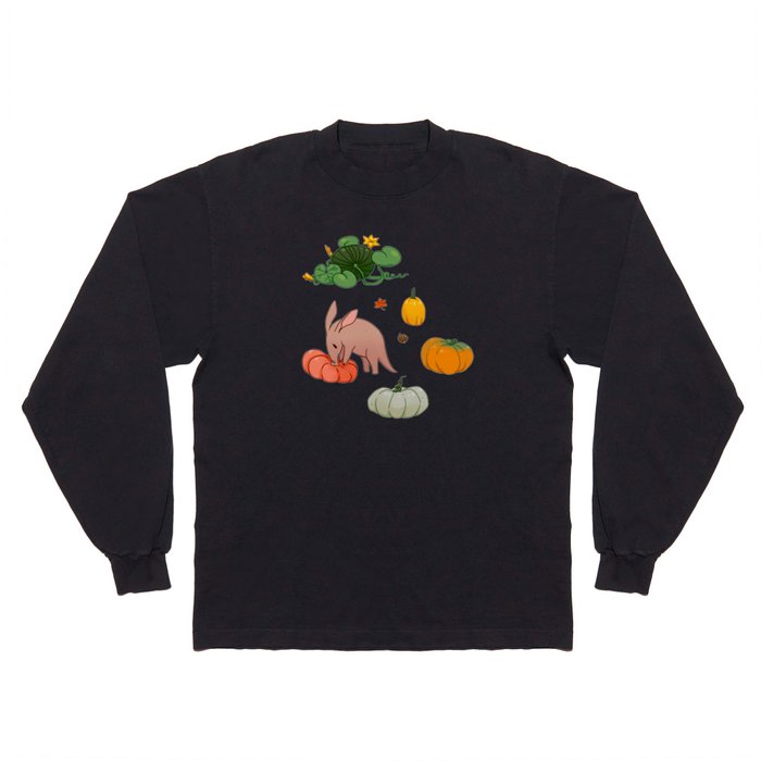 Aardvark and pumpkins 4 Long Sleeve T Shirt