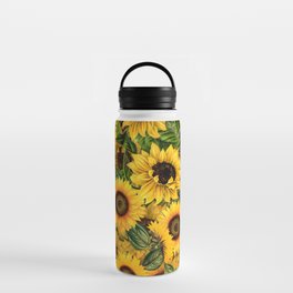 Vintage & Shabby Chic - Noon Sunflowers Garden Water Bottle