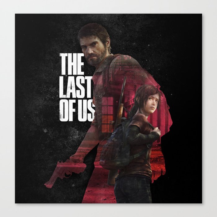 Joel and Ellie - The Last of Us Canvas Print