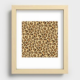 Leopard Print Recessed Framed Print