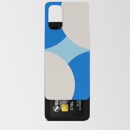 Mid-Century Modern Arches in Blue Android Card Case