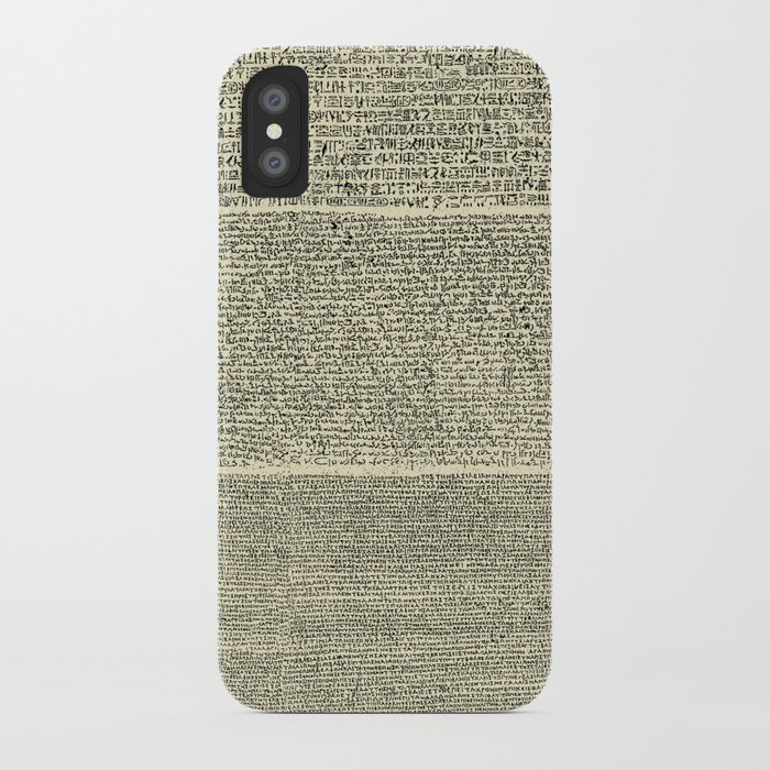 The Rosetta Stone // Parchment iPhone Case