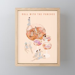 Roll With The Punches Framed Mini Art Print