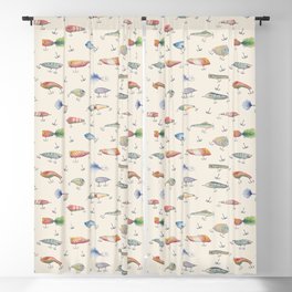 Fishing Lures Blackout Curtain