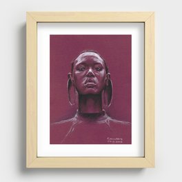 Gorgeous african Recessed Framed Print