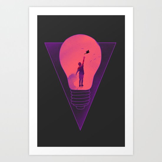 Cloudy Day Art Print