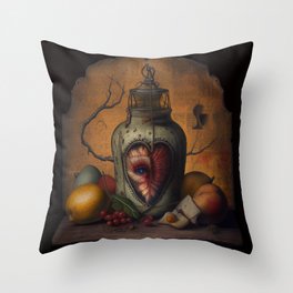 Sacred heart Vessel Two Throw Pillow
