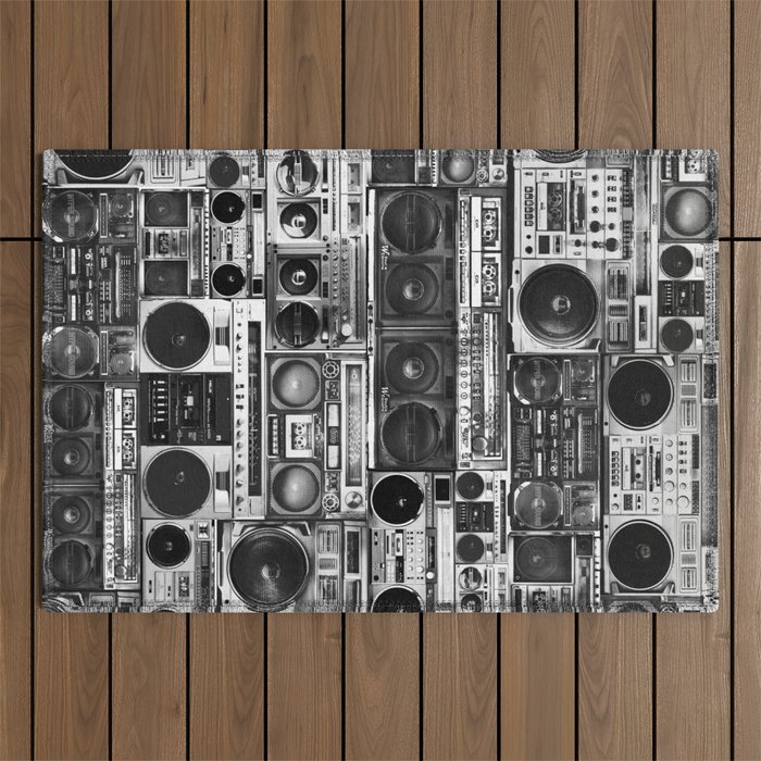 house of boombox Outdoor Rug