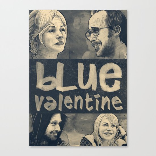Blue Valentine Canvas Print