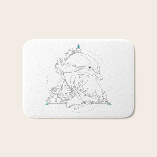 Dolphin Bath Mat