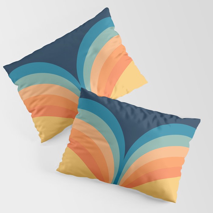 Retro style double arch decoration Pillow Sham