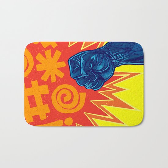 Superheroes SF Bath Mat