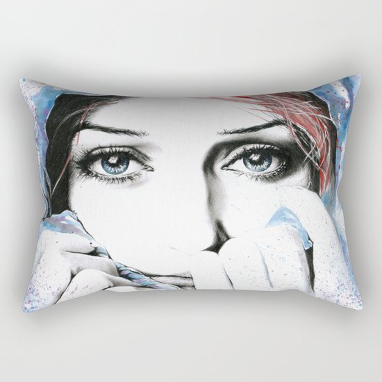 See What Feelings I Hide Rectangular Pillow