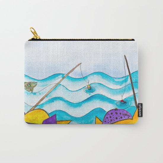 Cats fishing Carry-All Pouch