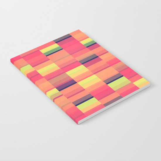Color Blocks Pattern Notebook