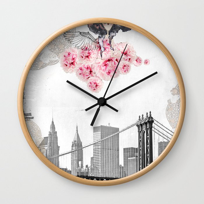Head in the clouds Wall Clock
