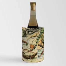 Reptiles by Adolphe Millot Wine Chiller