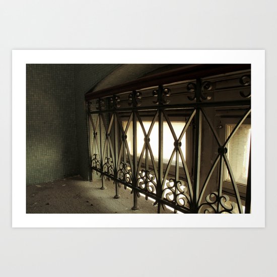 LOST PLACES - hidden bridge Art Print