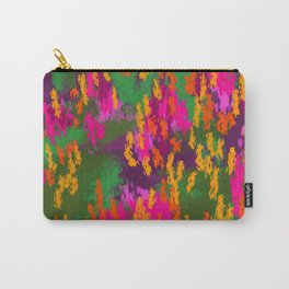 WINDY FALL FLORAL GARDEN GROWING PATTERN ABSTRACT Carry-All Pouch