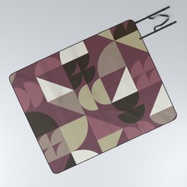 Geometrical modern classic shapes composition 22 Picnic Blanket