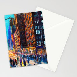 Nights of New York City Stationery Card