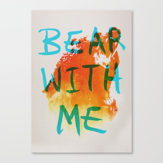 Bear With Me Canvas Print