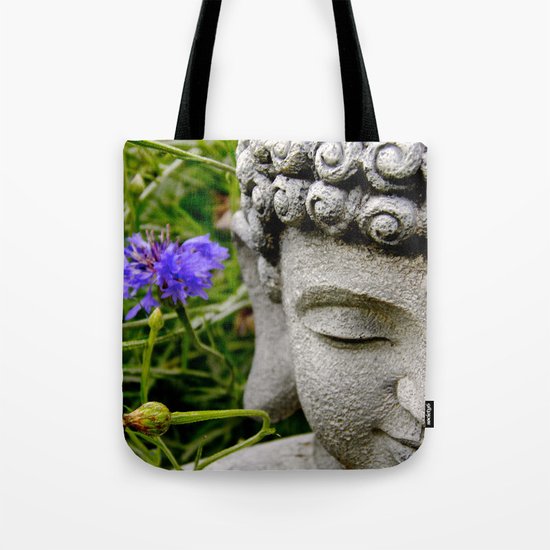 Peace Through Flowers Tote Bag