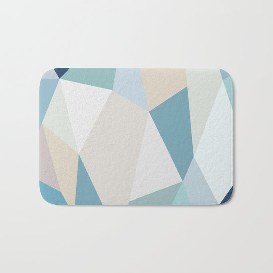 SPRING LOVE { BLUE } Bath Mat