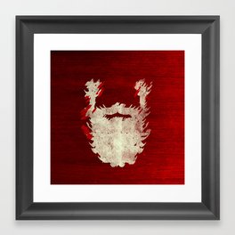 Santa Beard 1 Framed Art Print